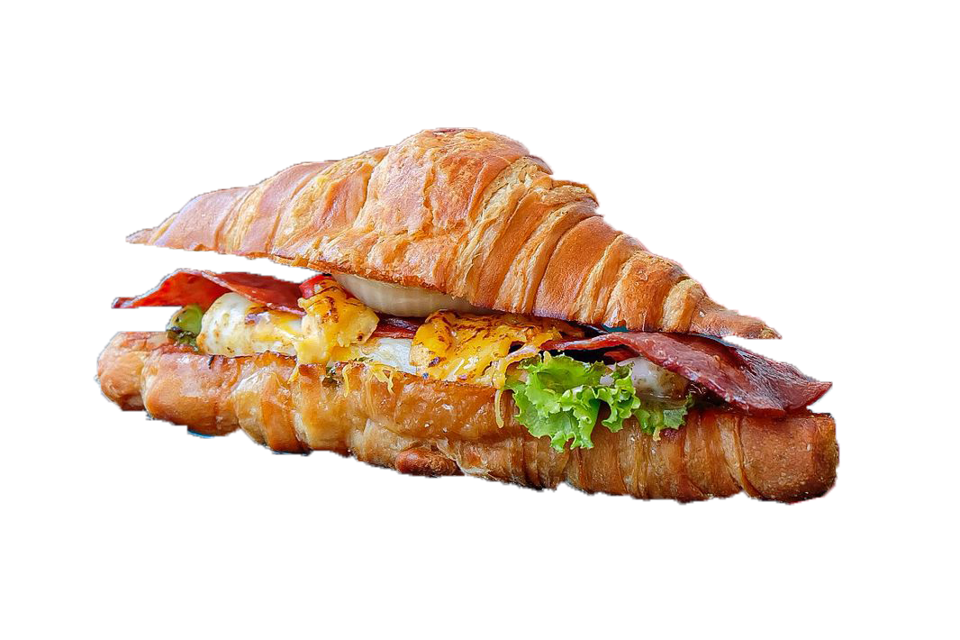Double Bacon-Croissant